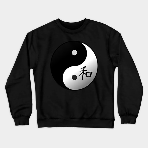 Inspirational Yin Yang Peace Meditation Yoga lover & Inspiring Gifts Crewneck Sweatshirt by tamdevo1